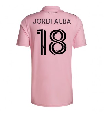 Inter Miami Jordi Alba #18 Hjemmebanetrøje 2023-24 Kort ærmer